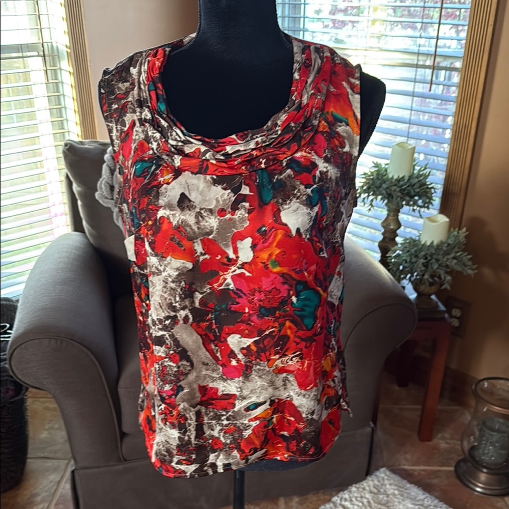 Multicolor Sleeveless Women's Top